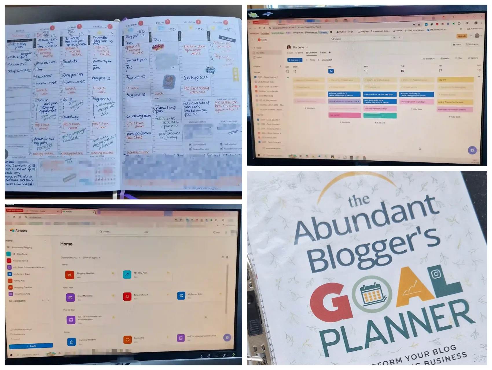 How to Use a Planner to Become a Better Blogger
